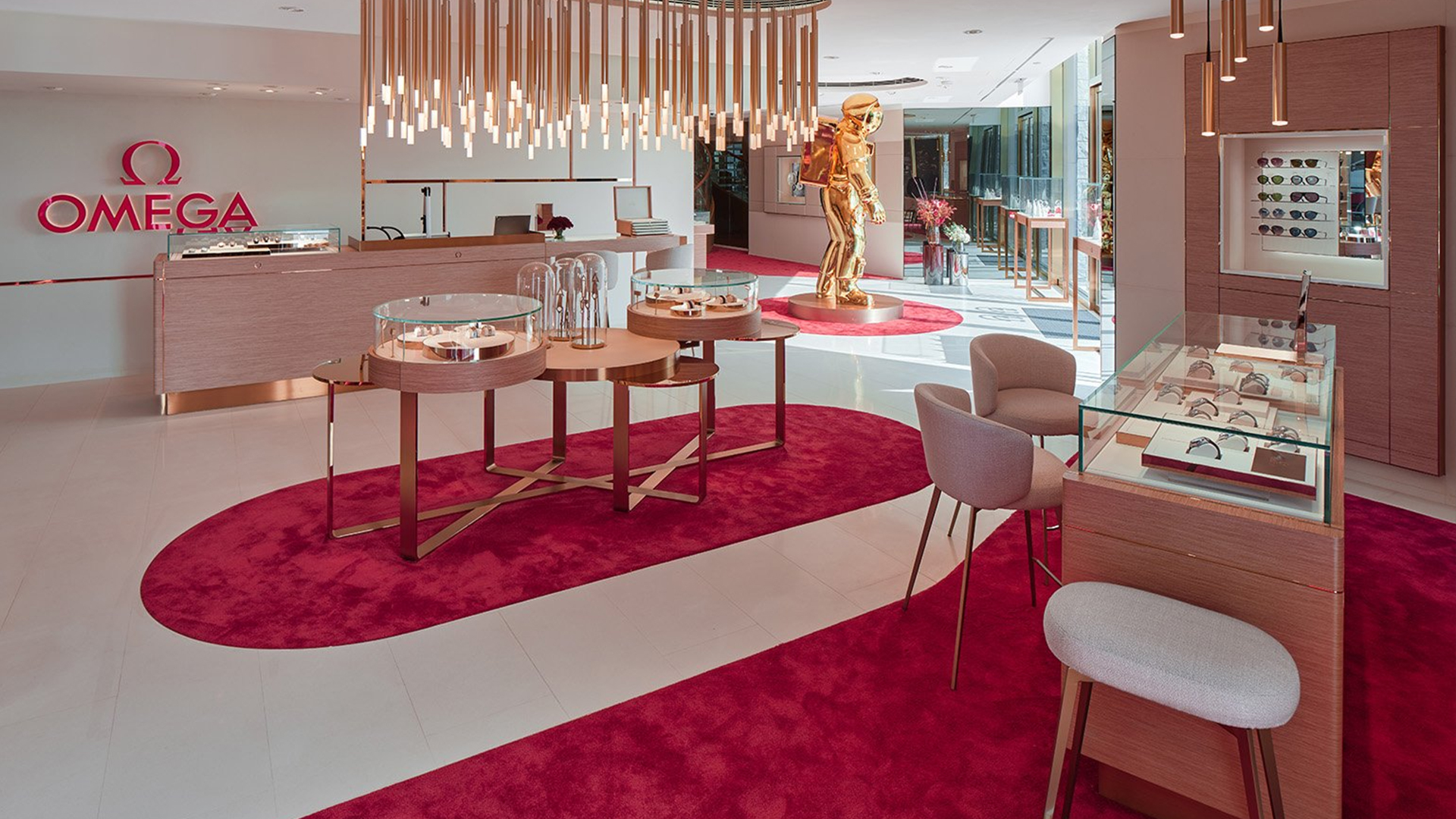 Kühne Innovation, führende Modetrends: Analyse des Innendesigns des neuen Omega-Flagship-Stores 1