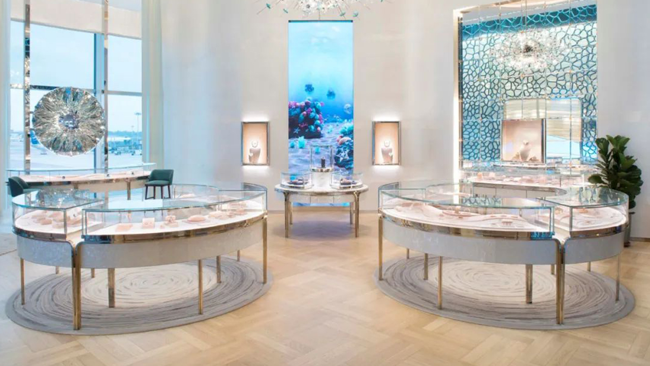 Schmuckvitrinenherstellung und nachhaltige Entwicklung: Das Beispiel der Tiffany-Filiale am Flughafen Singapur Changi 6