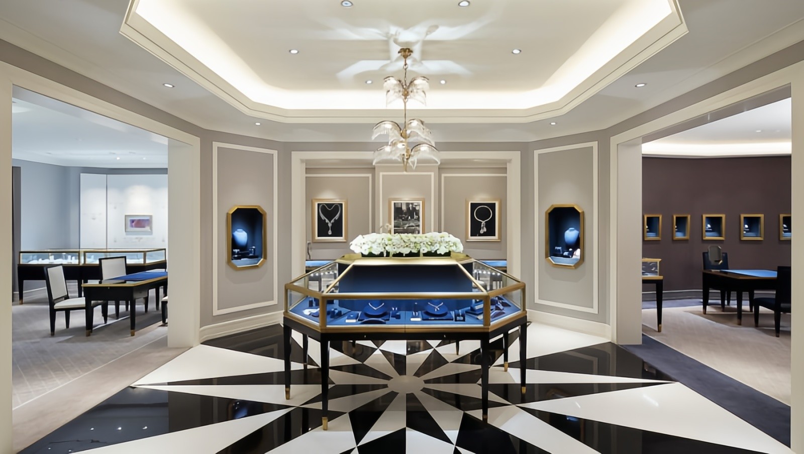 Zərgərlik vitrinlərinin dizaynının və tərtibatının əhəmiyyəti 1