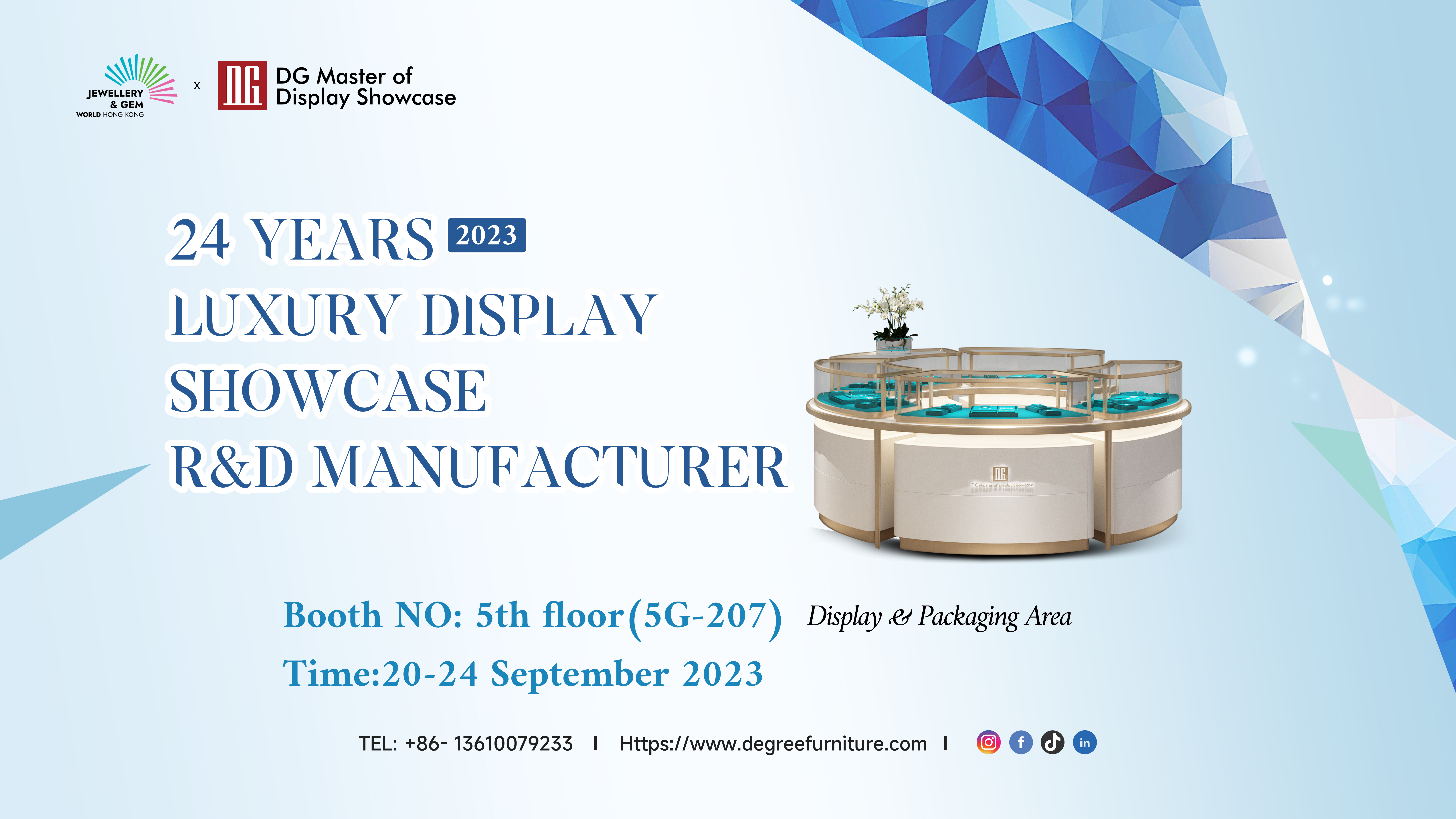 Noggrant förberedd börjar Hong Kong Jewellry & GEM-utställningen snart 1