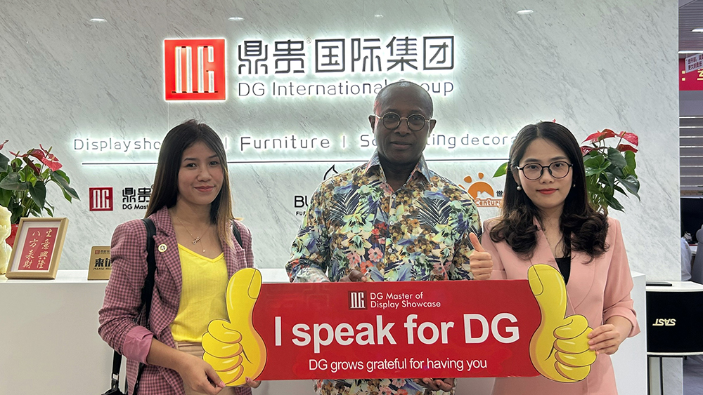 Thanks for Africa customers come again, DG display showcase wholeheartedly welcomes! 1