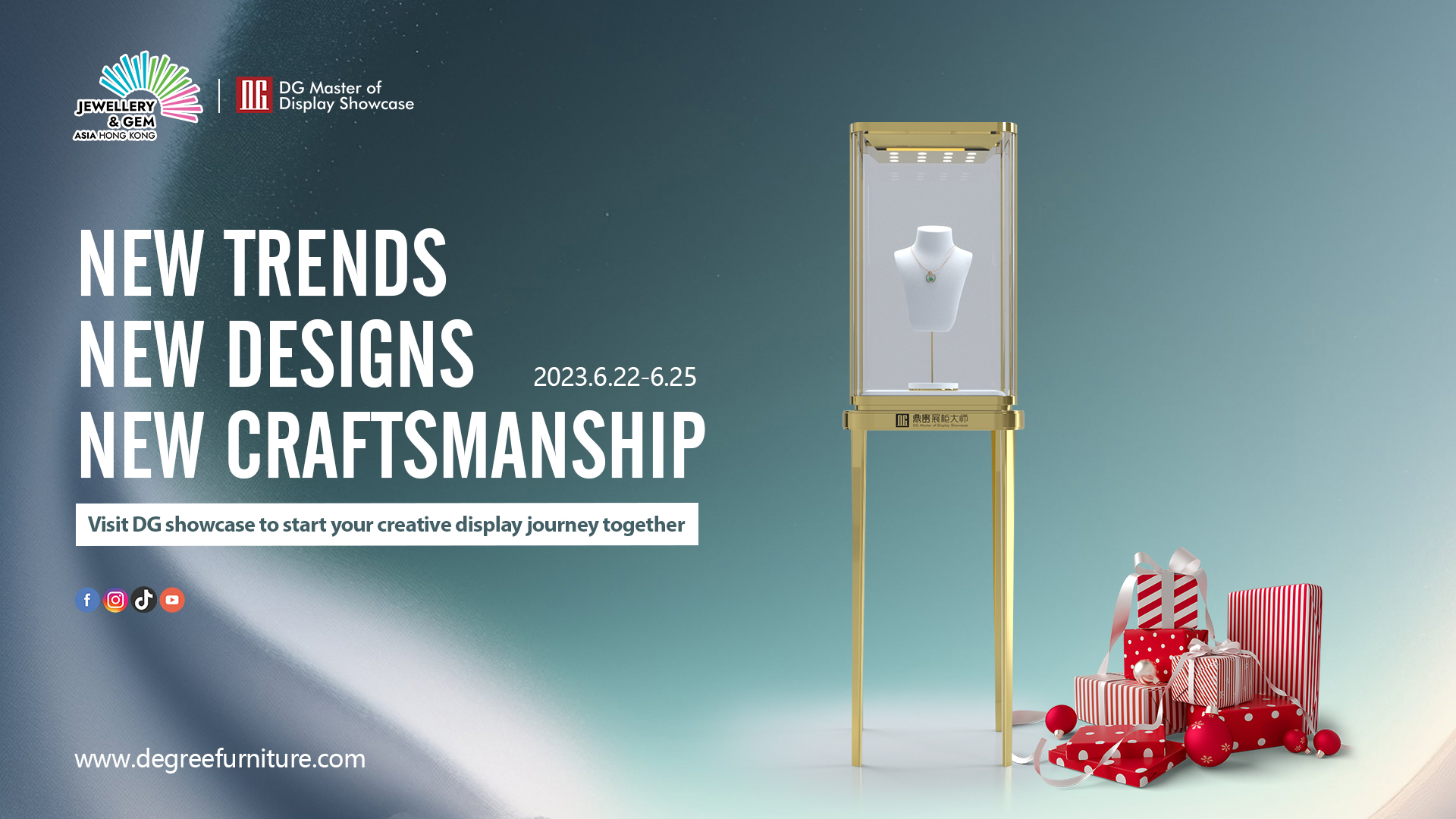 DG display showcase sincerely invites you to visit our brand-new exhibition and embark on a creative journey 1