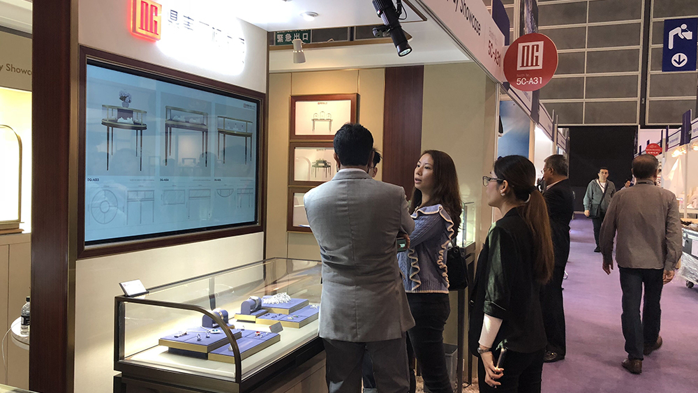  DG Display Showcase van sieradententoonstelling