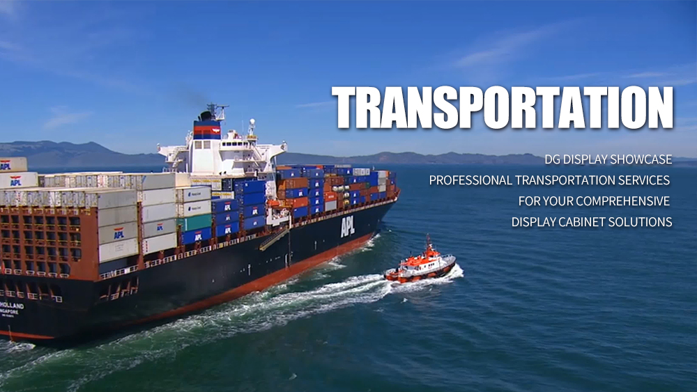 DG display showcase transportation service