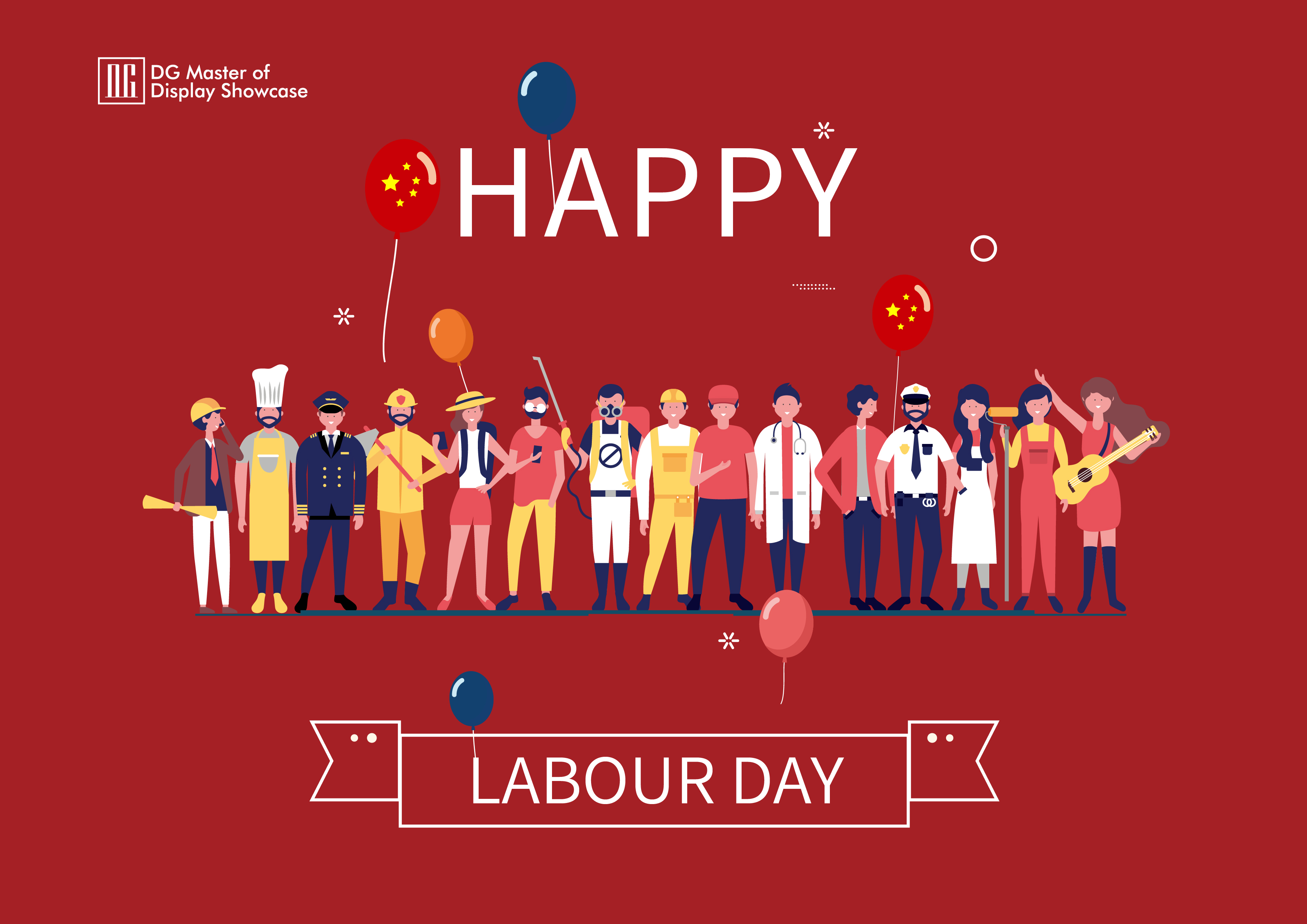  Přehlídka DG Display k Mezinárodnímu dni práce