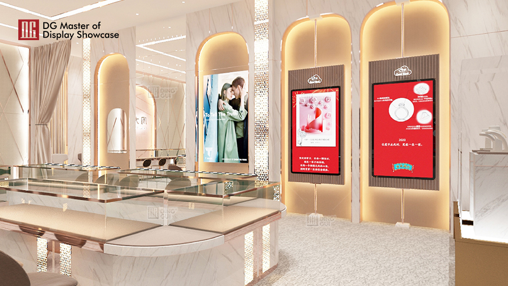 A strong collaboration between Chow Tai Fook and DG display showcase 2