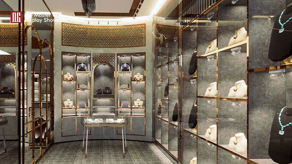 Jewelry store display cabinets 3