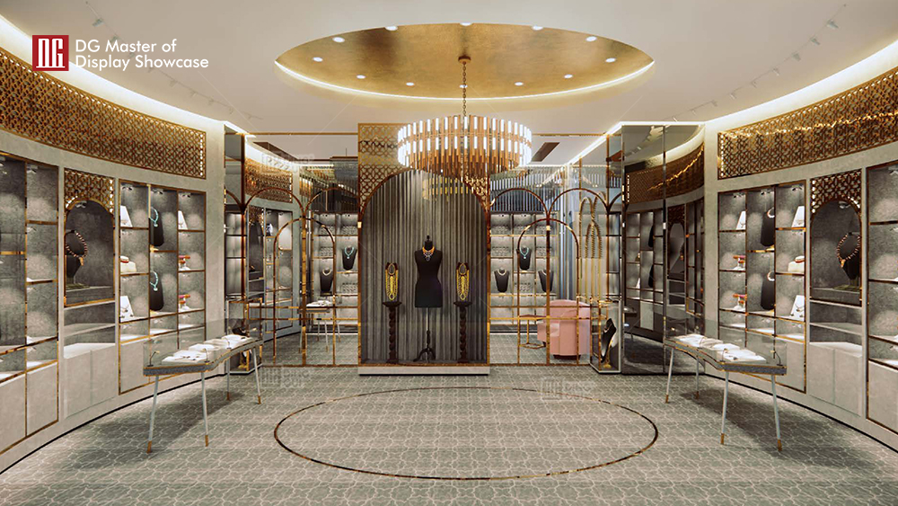 Jewelry store display cabinets 1