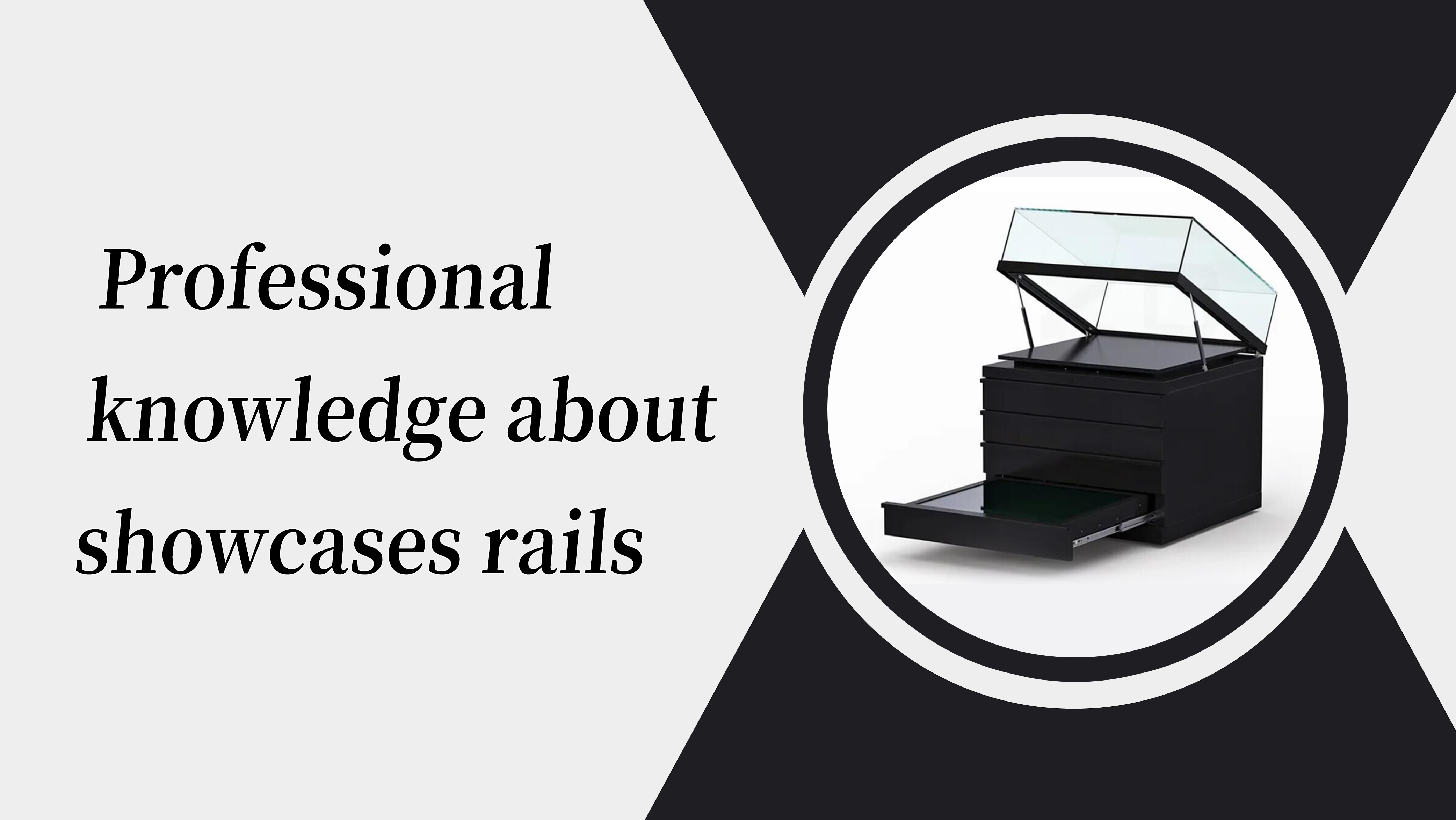 Højkvalitets styreskinner til din vitrine 1