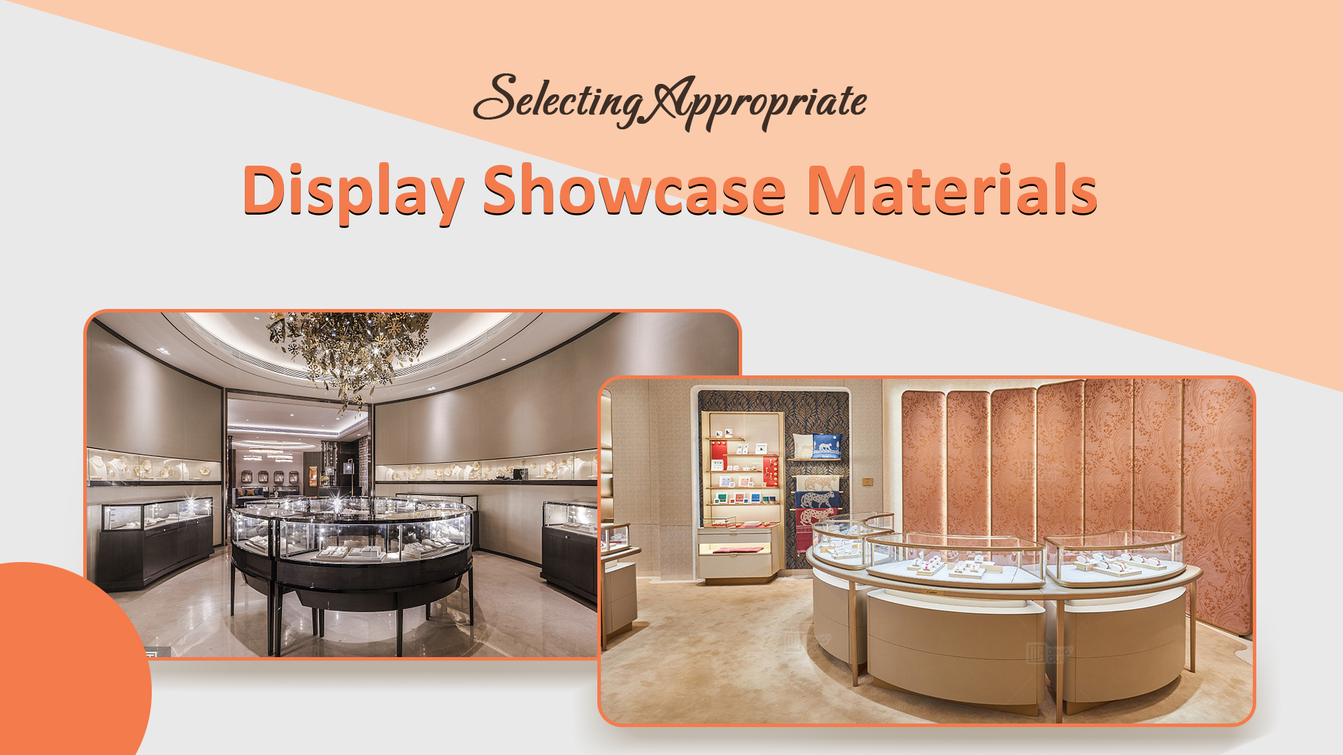 Forstå fordele og ulemper ved udstillingsmontre lavet af forskellige materialer 1