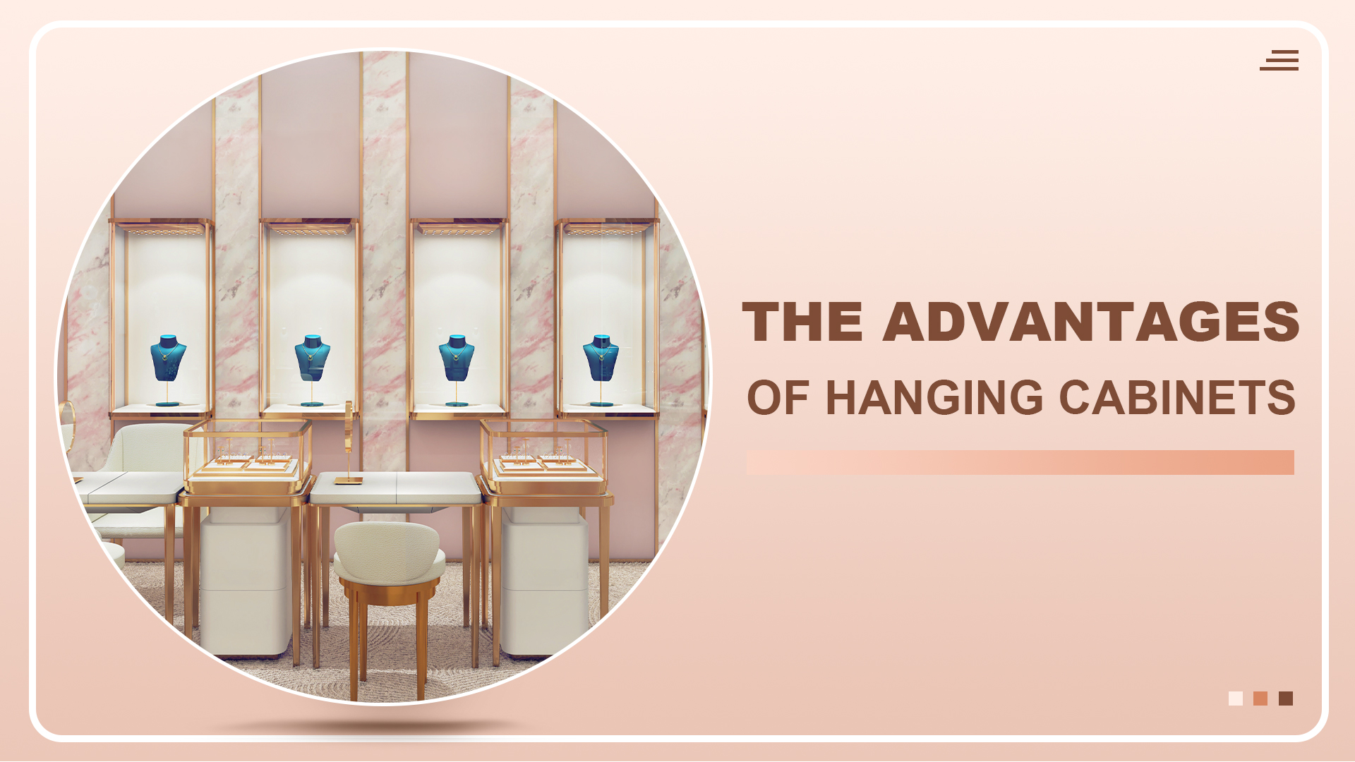 DG tar dig med på en upptäckt av fördelarna med hängande skåp 1