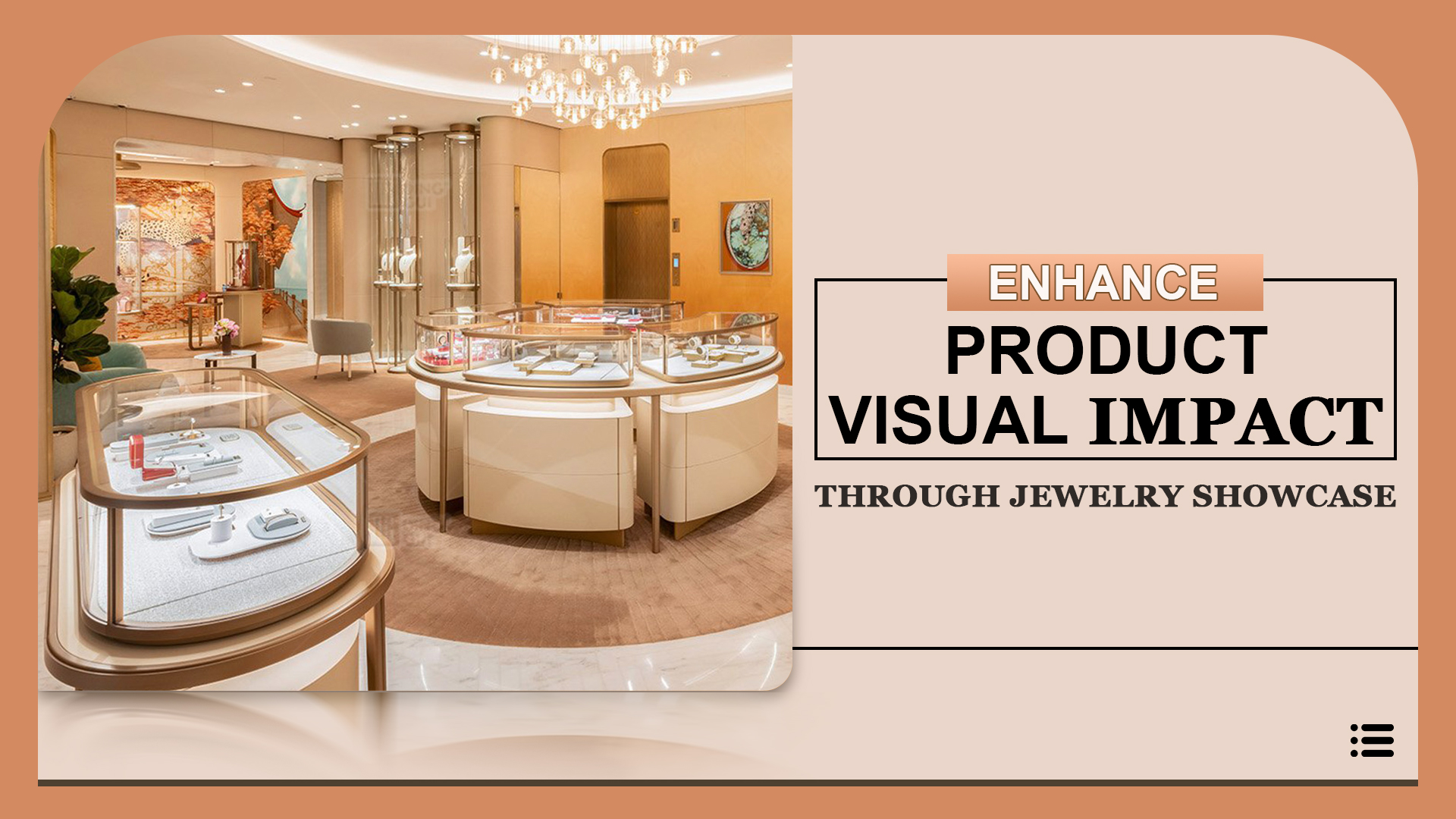How to enhance the visual impact of products through jewelry showcases 1