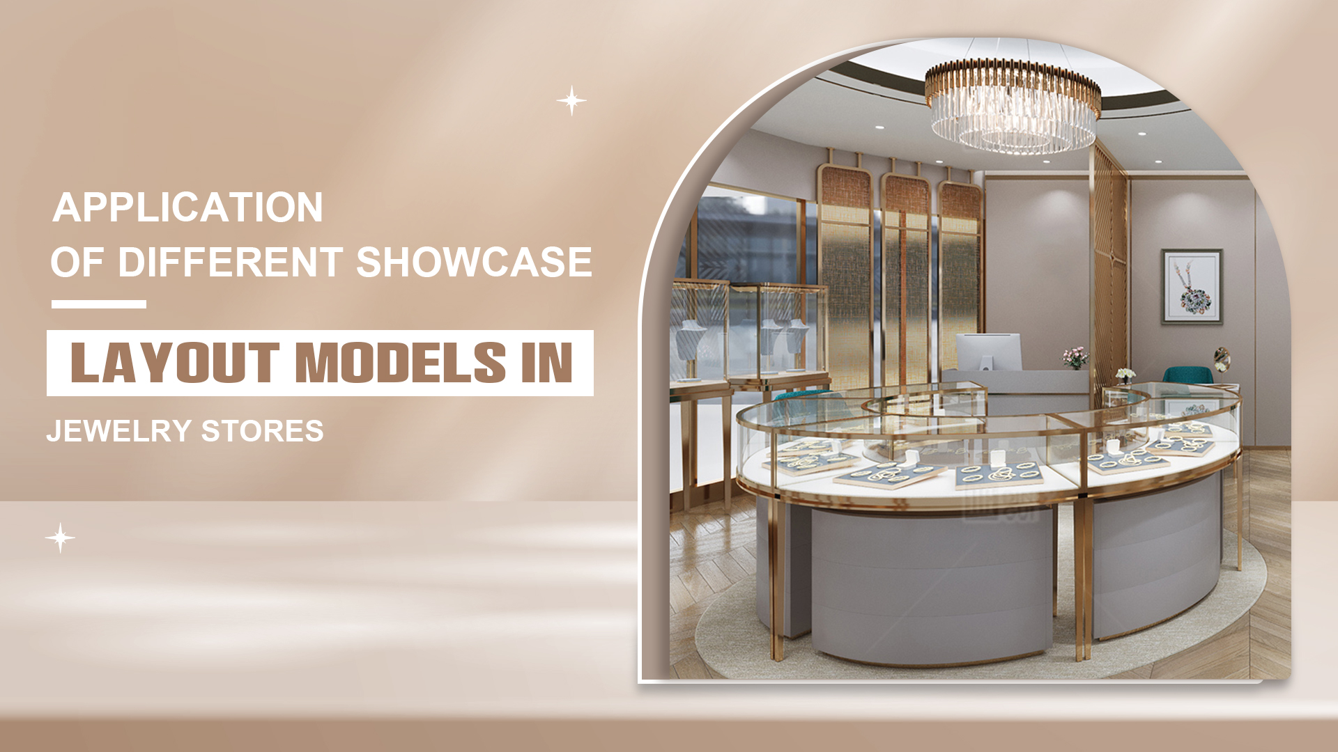Toepassing van verschillende vitrine-indelingsmodellen in juwelierszaken 1