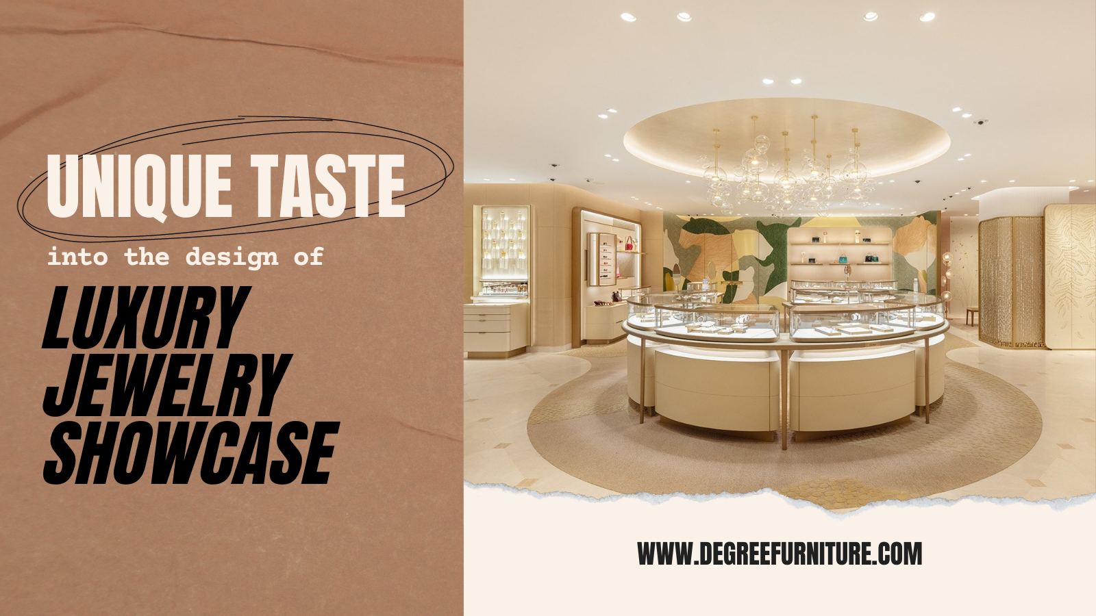 Hoe je een unieke smaak kunt toevoegen aan het ontwerp van een luxe sieradenshowroom 1