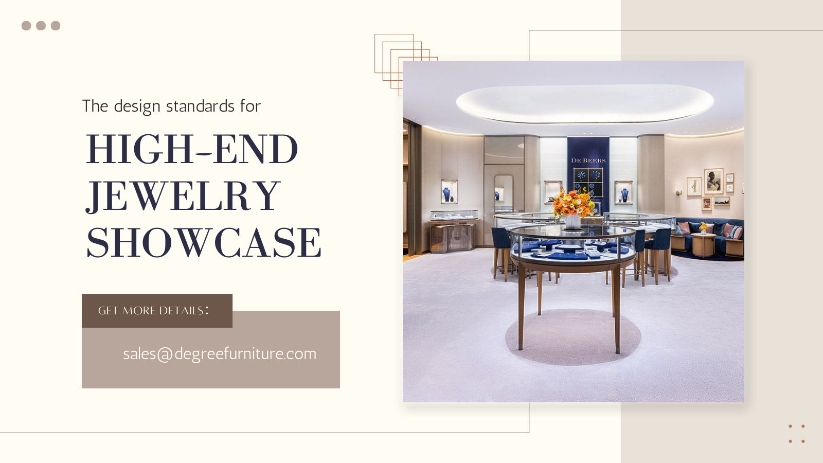 High-end showcases enhance users'  visual experience and shape the jewelry brand image 1