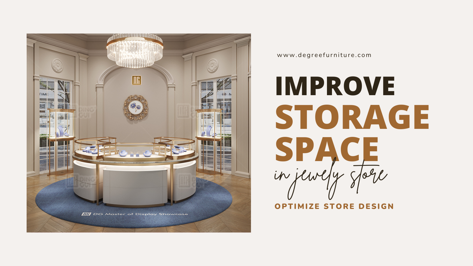 Mağaza dizaynını optimallaşdırın və zərgərlik mağazasının saxlama yerini artırın 1