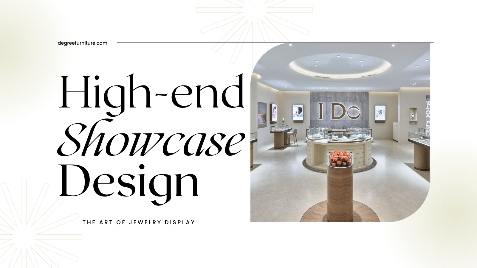 The art of jewelry display: core principles of high-end showcase design 1