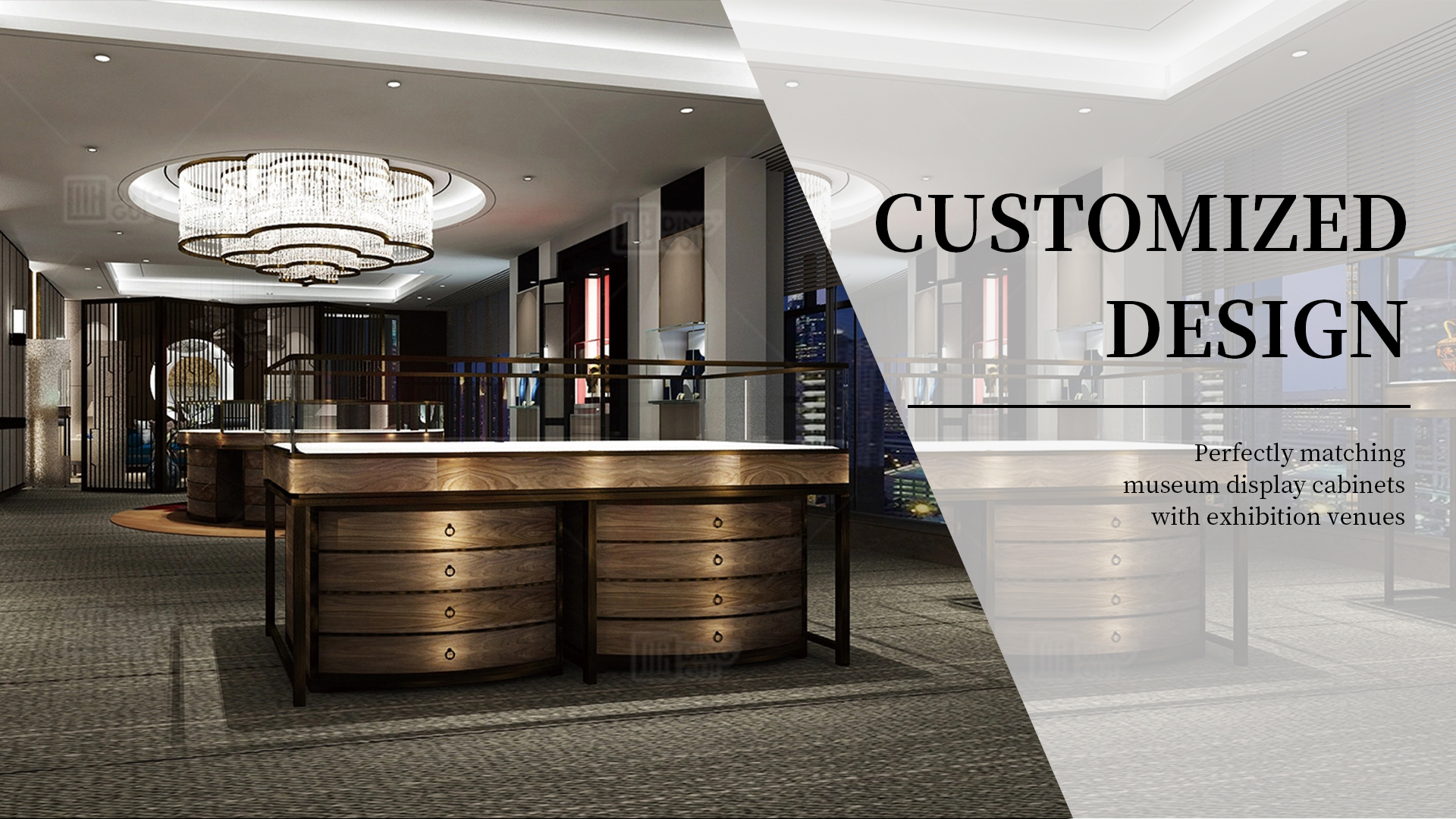 How to make the museum showcase fit perfectly with the exhibition venue through customized design 1