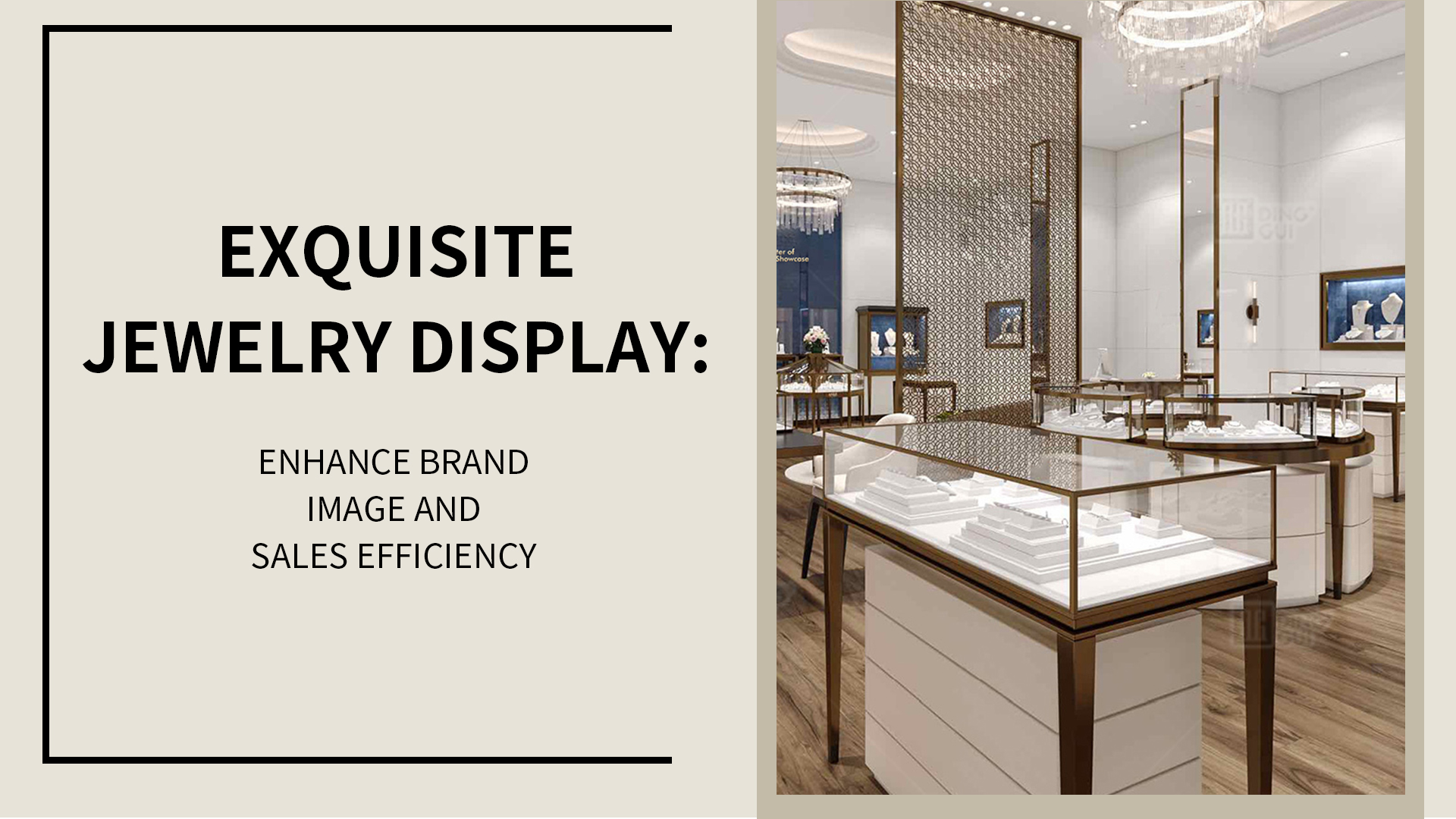 Exquisite Schmuckpräsentation: Steigerung des Markenimages und der Verkaufseffizienz 1