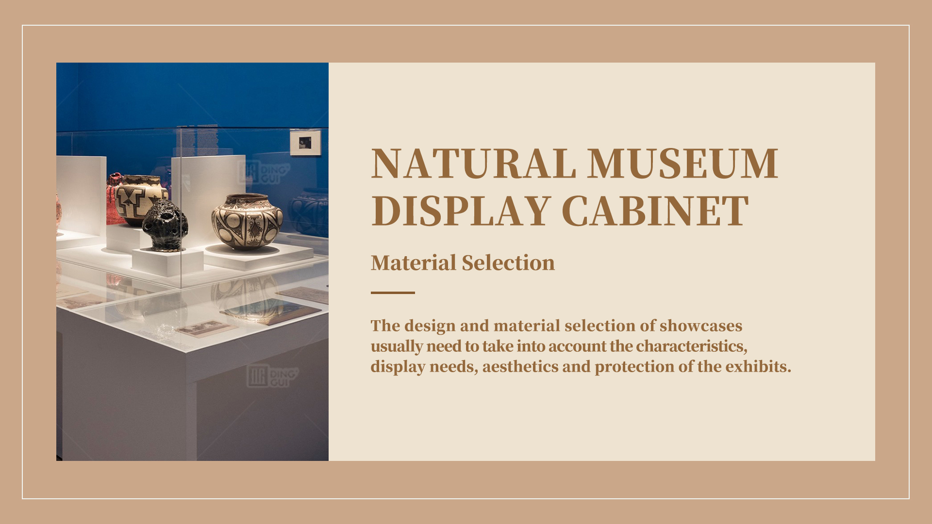 Materialval för naturmuseumsmontrar 1