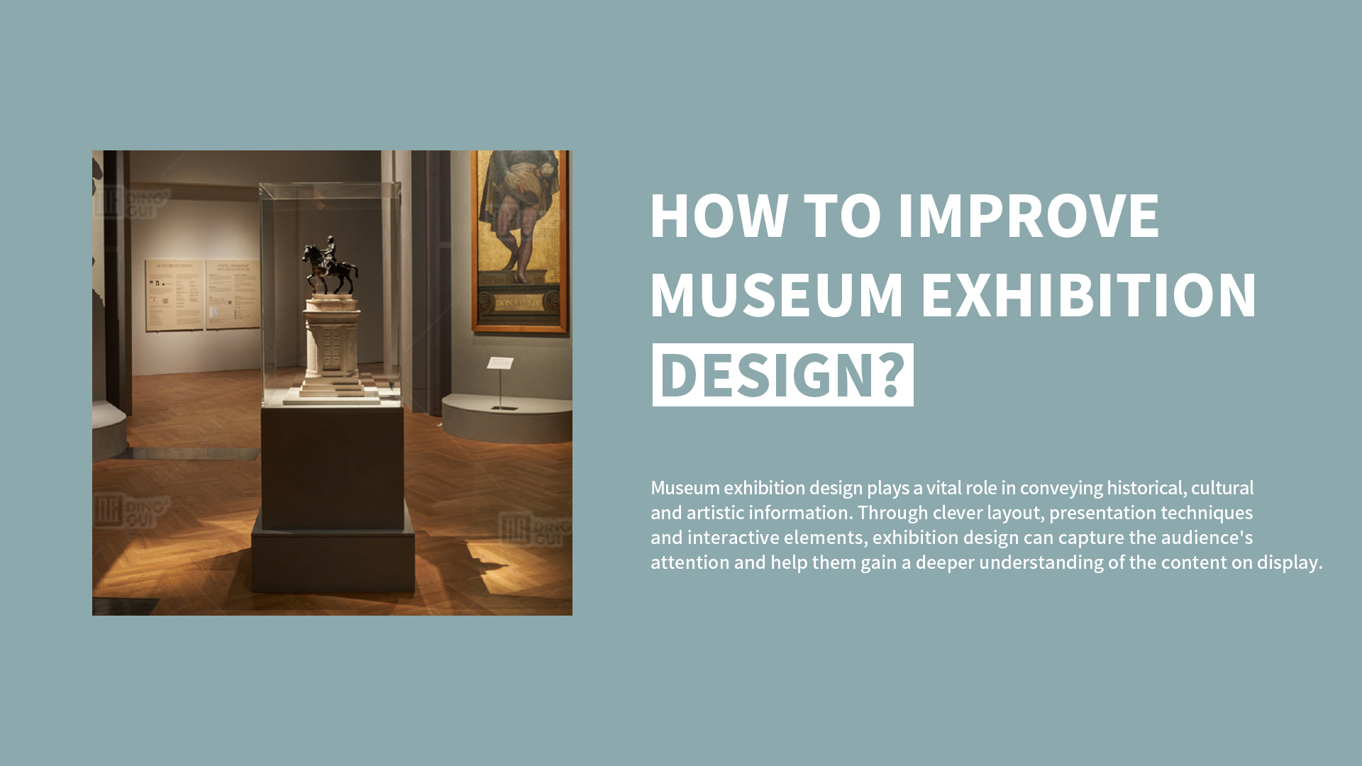 Muzey sərgisinin dizaynını necə təkmilləşdirmək olar? 1