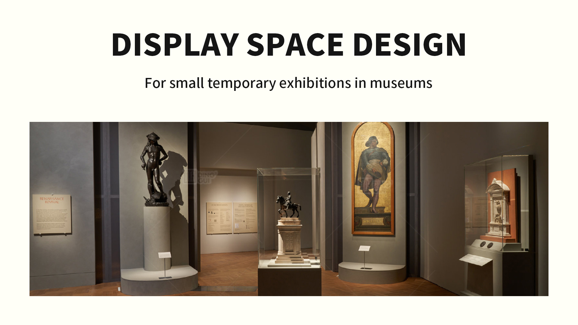 Gestaltung von Ausstellungsflächen für kleine temporäre Ausstellungen in Museen 1