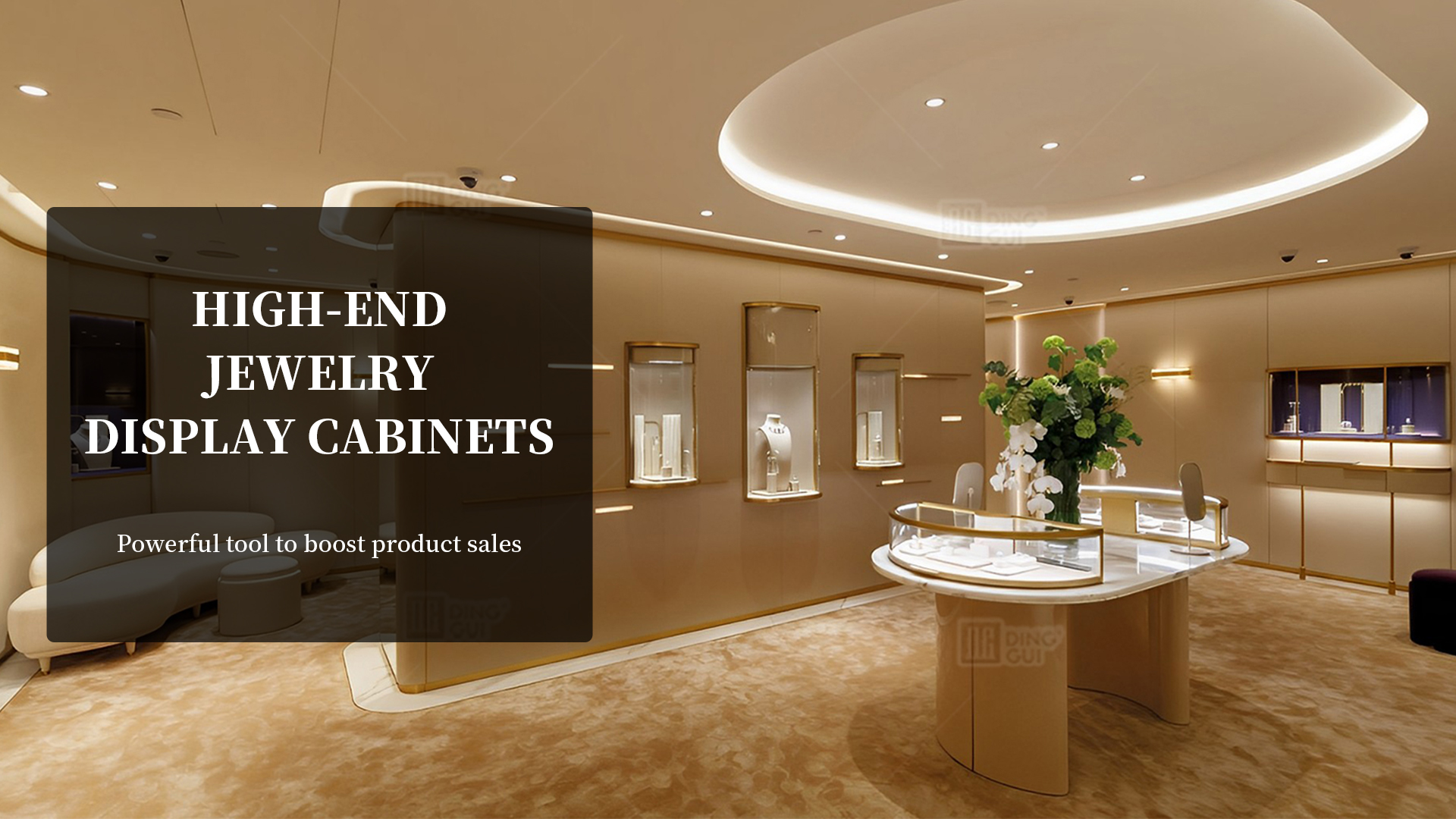 High-end jewelry display cabinets are a powerful tool to boost product sales 1