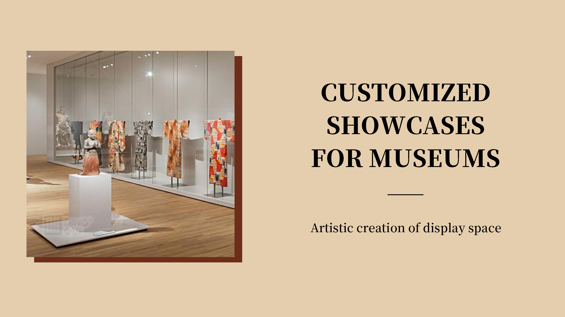 Customized showcases for museums—artistic creation of display space 1