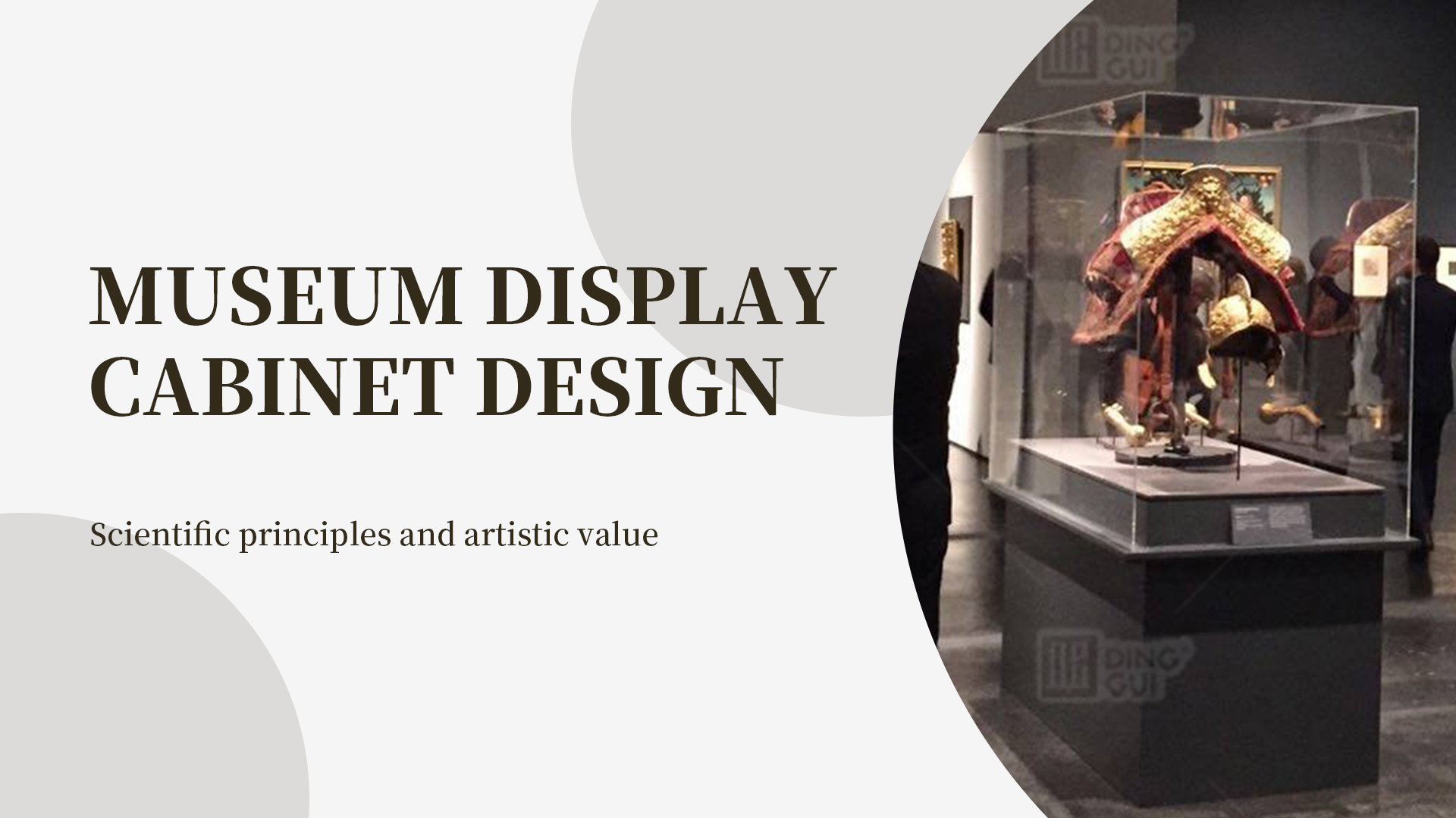 Scientific principles and artistic value of museum display cabinet design 1