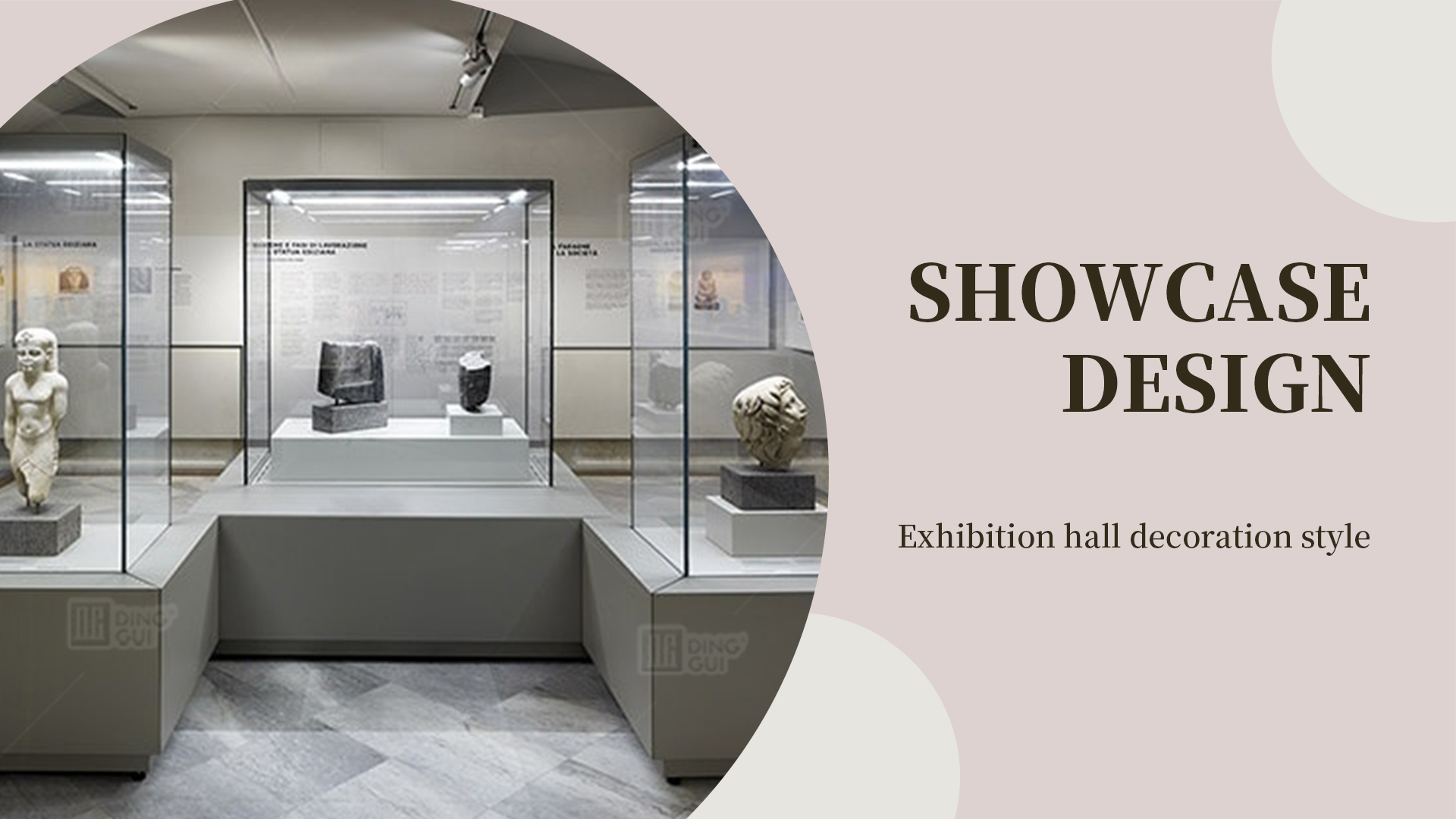 Dekorationsstil der Ausstellungshalle und Schaufenstergestaltung 1