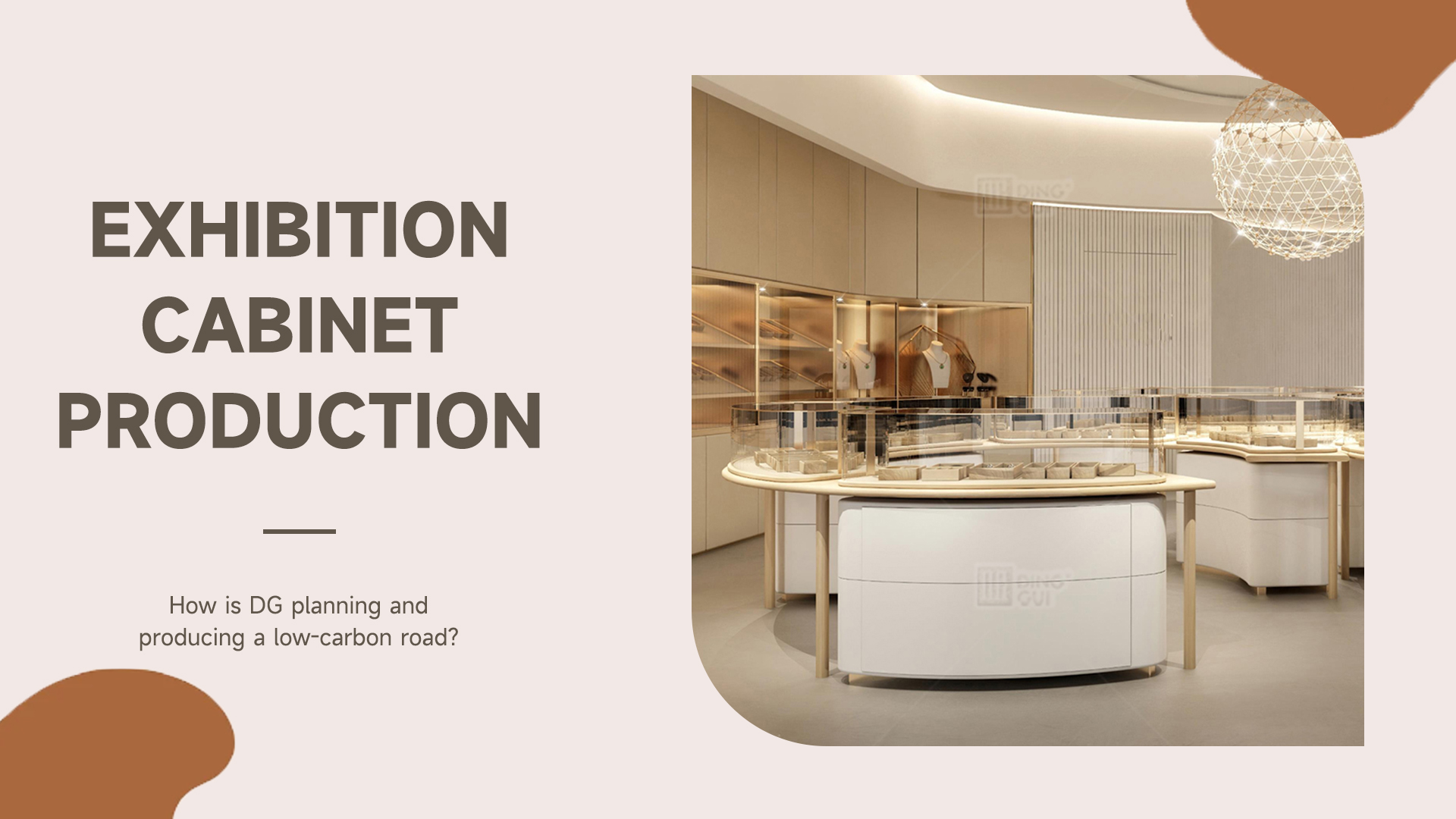 How does DG plan a low-carbon path for showcase production? 1