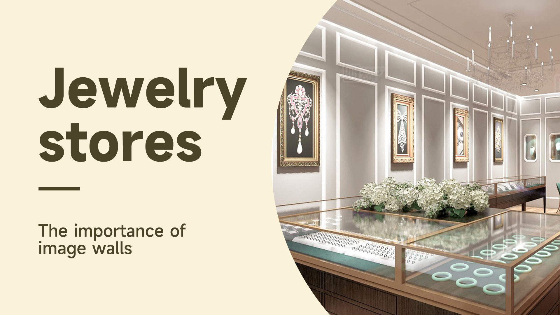 Zərgərlik mağazalarında təsvir divarlarının əhəmiyyəti 1