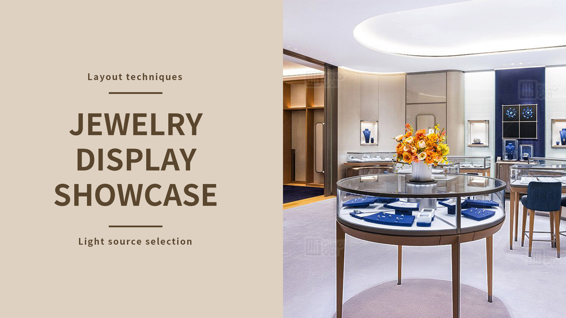 Technieken voor het inrichten van sieradenvitrines en keuze van lichtbronnen 1