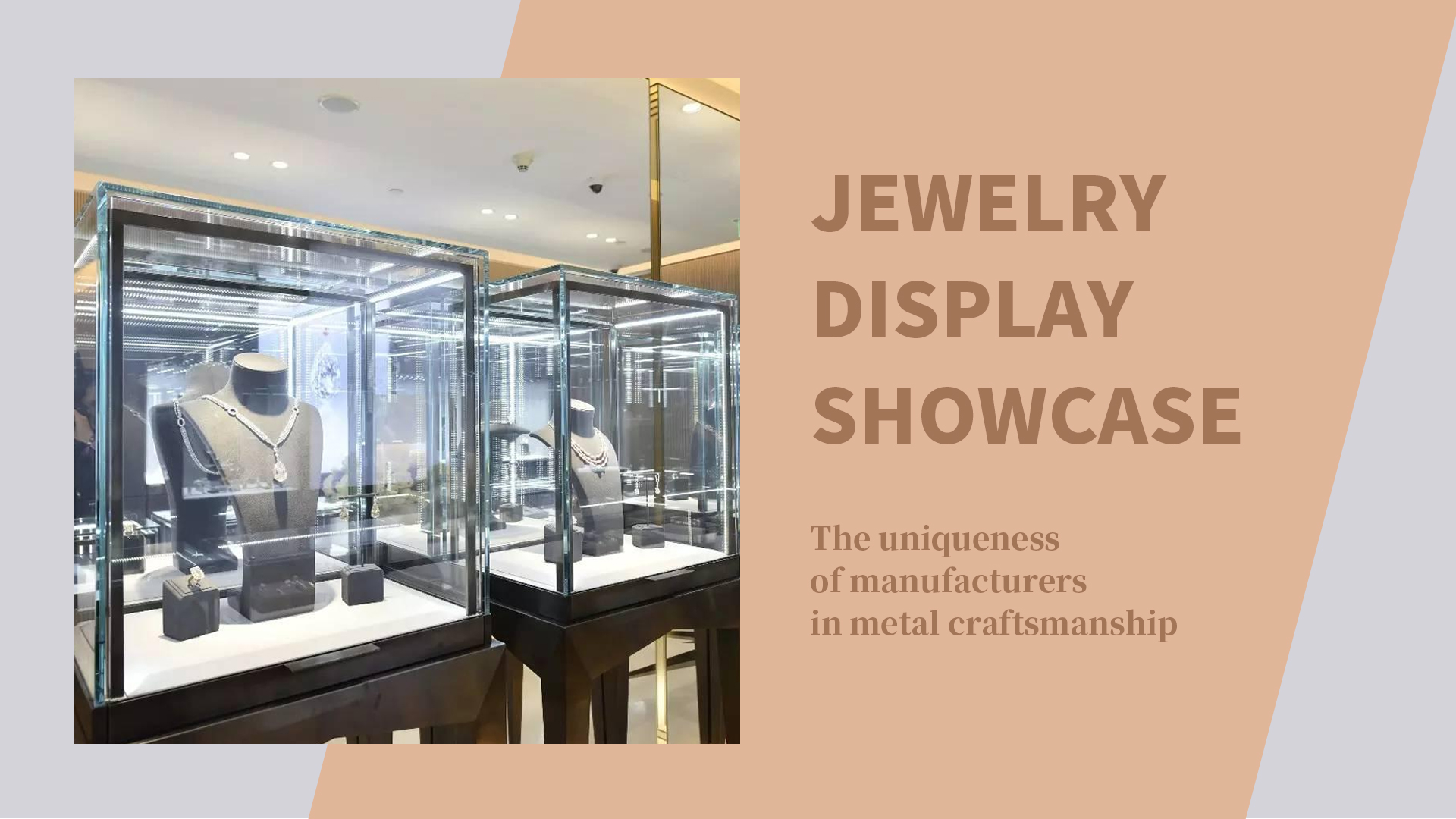 De uniciteit van fabrikanten van sieradenvitrines in metaalbewerking 1
