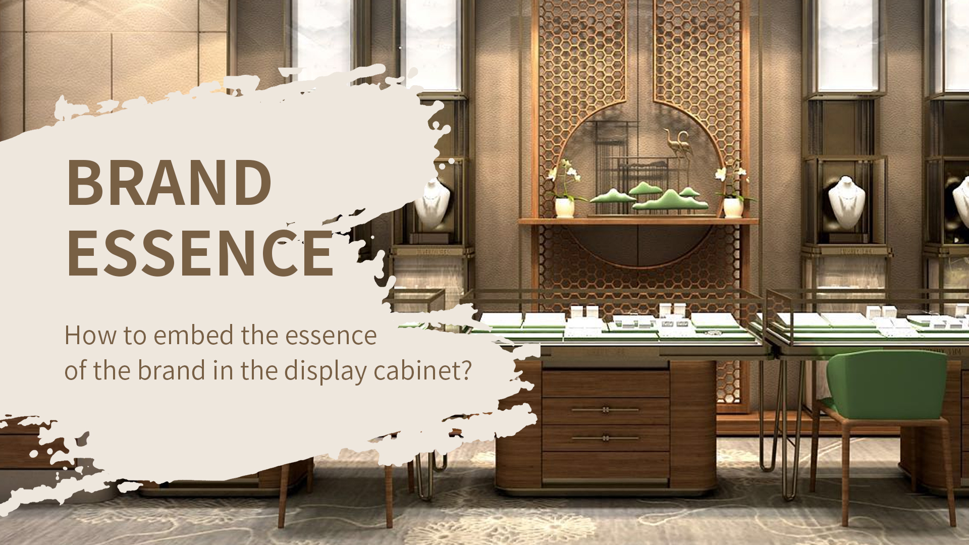 Wie lässt sich die Essenz der Marke in die Vitrine integrieren? 1