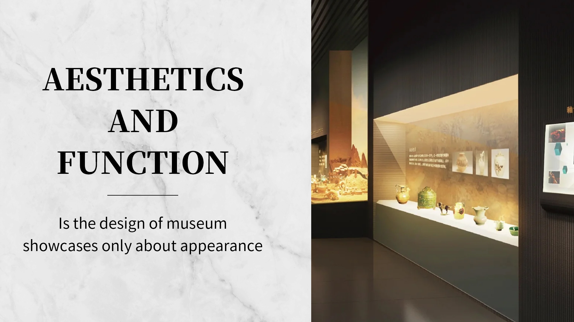 Aesthetics and Function: Is the design of museum showcases only about appearance? 1
