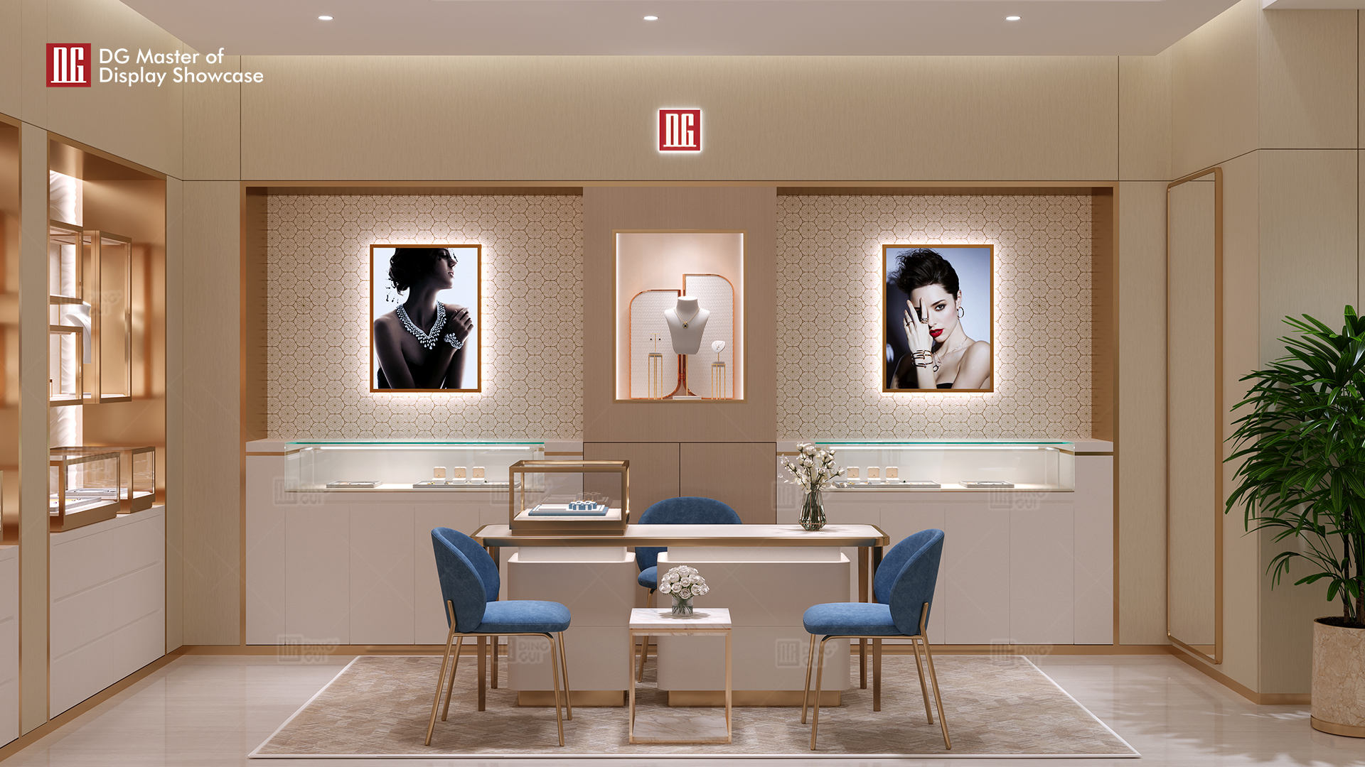 jewelry display table