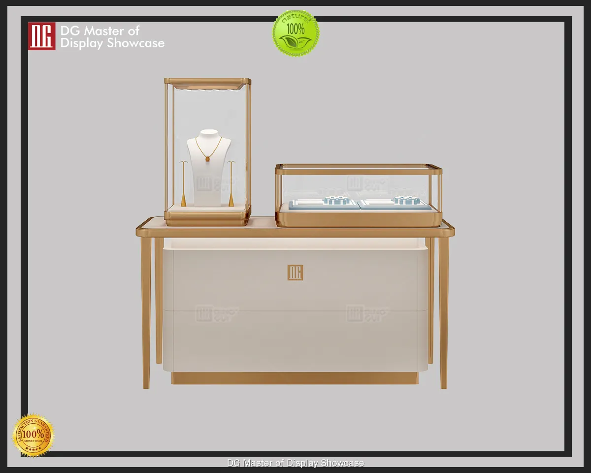 DG Display Showcase | Professional Island Display Counter factory 1