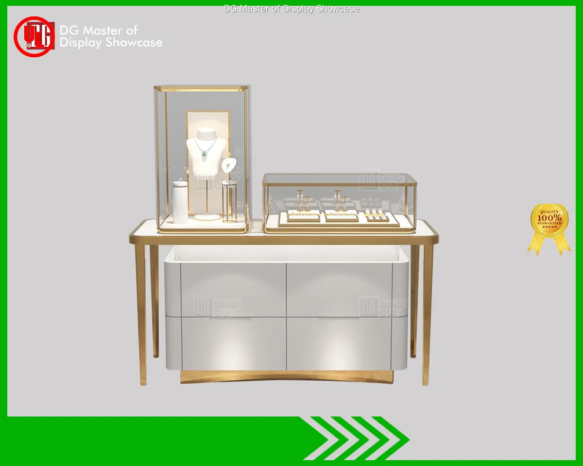 Custom modern jewellery showroom design design solution Manufacturer | DG Display Showcase 1