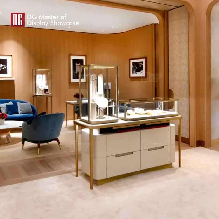 Custom modern jewellery showroom design design solution Manufacturer | DG Display Showcase 5