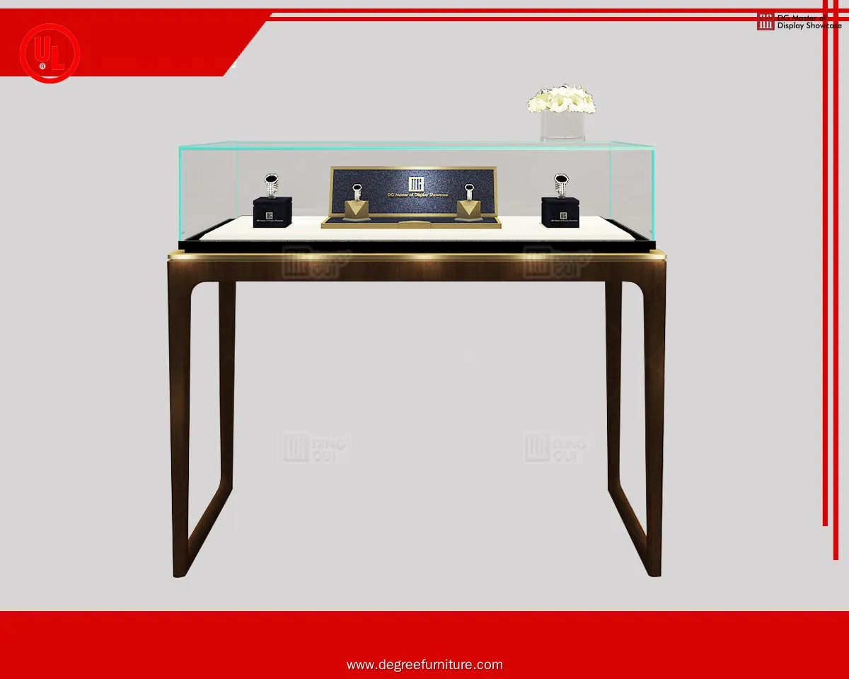 custom Single product showcase top brand | DG Display Showcase 1