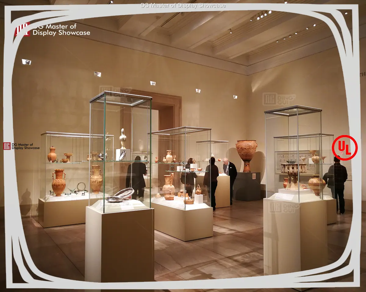 top custom museum display cases made in china | DG Display Showcase 1