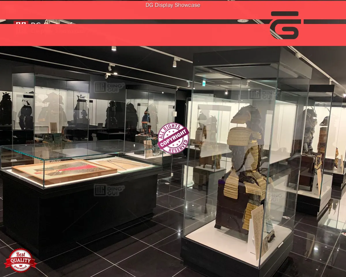 DG Display Showcase | custom museum display cases with drawers made in china 1