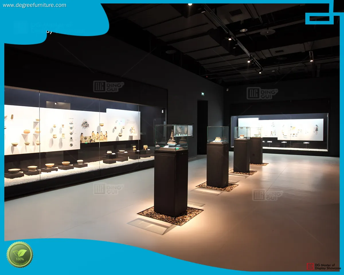 DG Display Showcase | worldwide Museum showcase manufacturers for museum 1