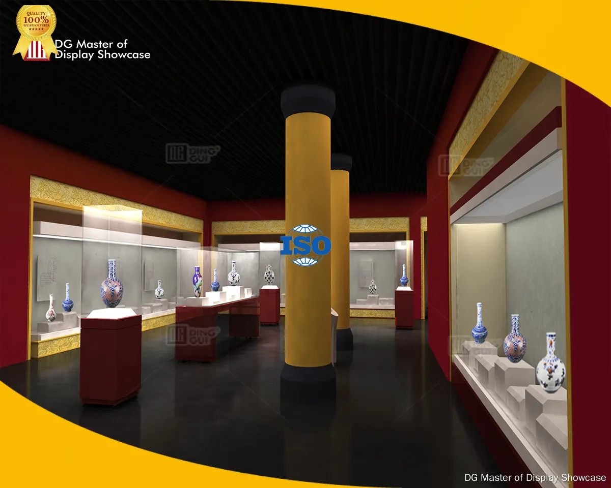 Custom Science Museum Showcase Cases made in china Manufacturer | DG Display Showcase 1