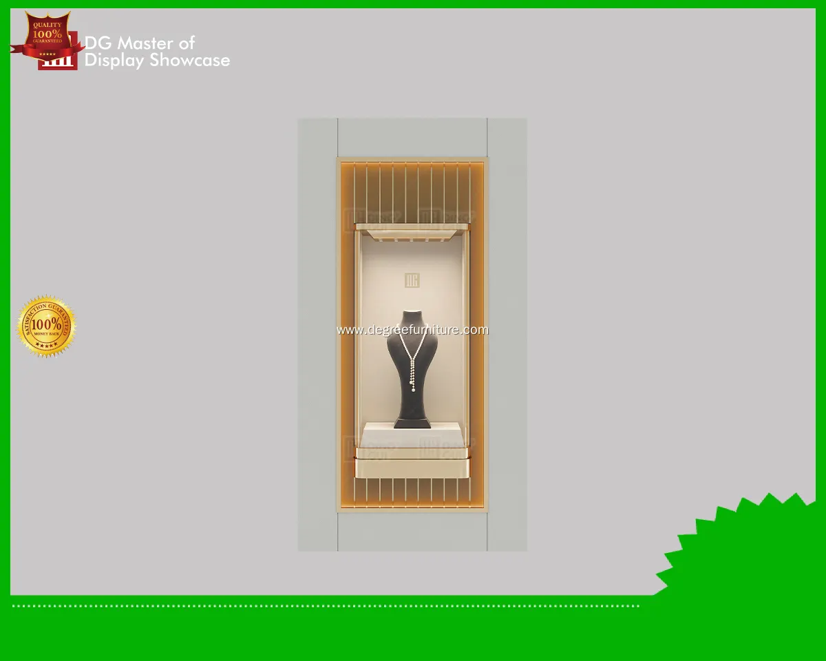 DG Display Showcase | Bepoke black wall display cabinet wholesale 1
