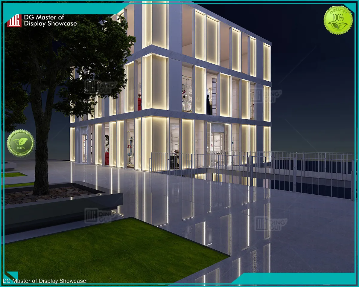 Custom Luxury Showcase factory supplier Manufacturer | DG Display Showcase 1
