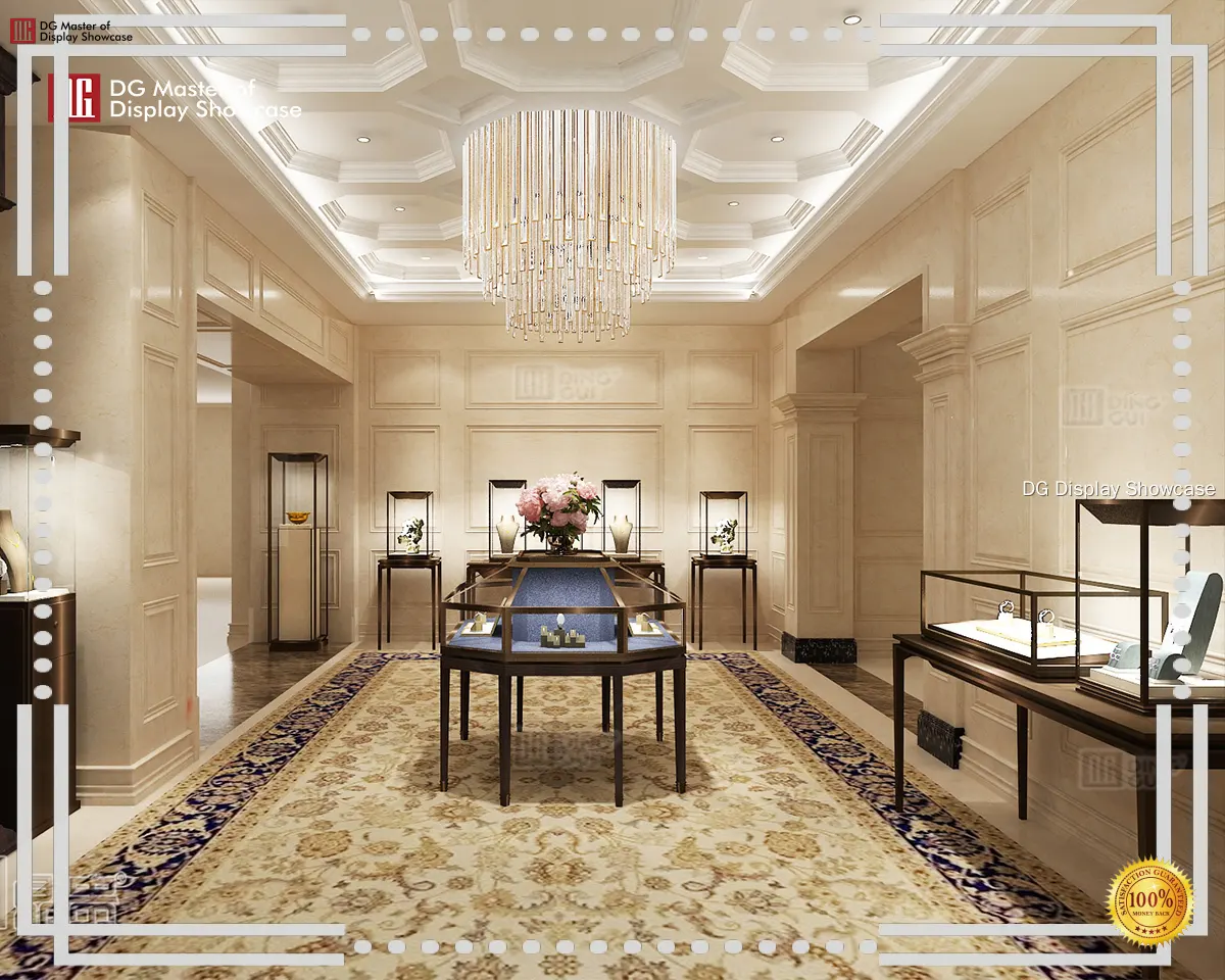 Custom luxury display cabinet manufacturer Manufacturer | DG Display Showcase 1
