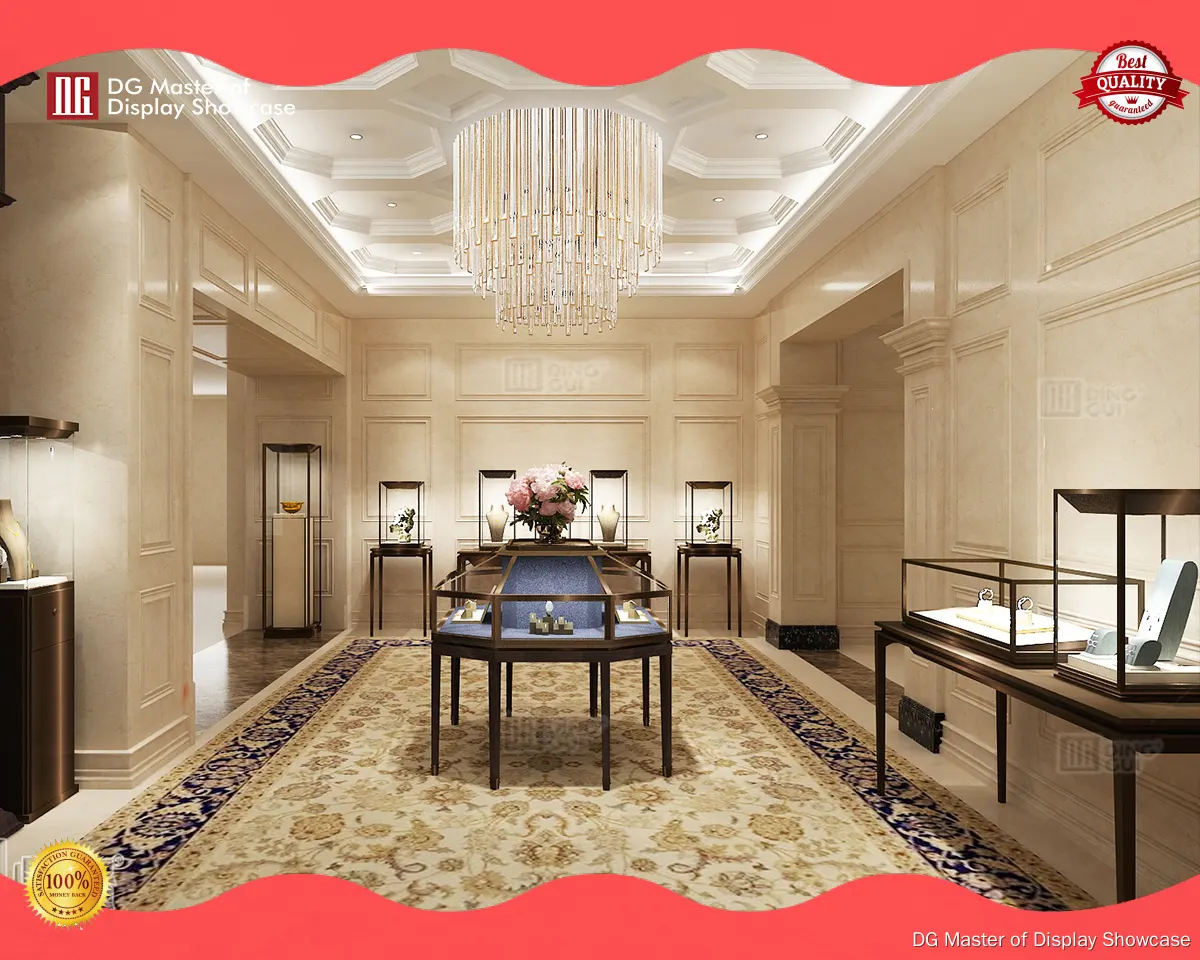 Custom Luxury Showcase company factory Manufacturer | DG Display Showcase 1