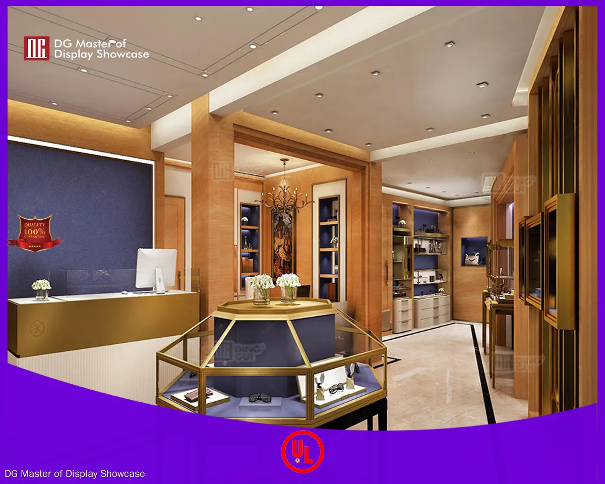 DG Display Showcase | highly-rated high end jewelry showcases best supplier 1